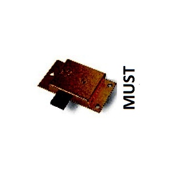 Lukk 54x30 mm, parem (must)