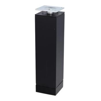 Reguleeritav kapijalg "Niko" 150 mm, 40x40 mm (must)