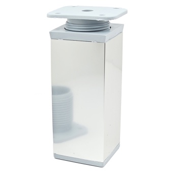 Reguleeritav kapijalg, H = 100 mm, 40 x 40 mm (hall/kroom)