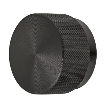 Nupp Ø38 mm (harjatud must)