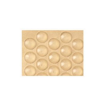 Stopper kleebitav 10 x 3 mm (1 LEHT, 50 tükki, läbipaistev)
