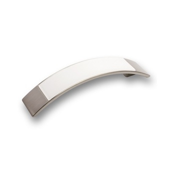 Käepide 137 mm (lihvitud nikkel / valge)