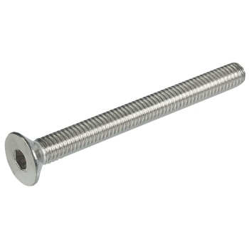 Peitpeaga sisekuuskantkruvi DIN7991, SW4, M6 x 50 mm (nikkel)