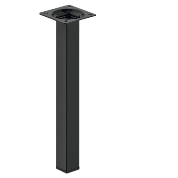 Kapijalg 700 mm 25x25 mm (must)
