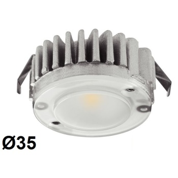 LOOX LED 2040 valgusti 1.5 W, külm valgus 5000 K, 12 V (alumiinium)