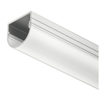Alumiiniumprofiil valgusribale, ümar 2500 mm (PIIMJAS, alumiinium)