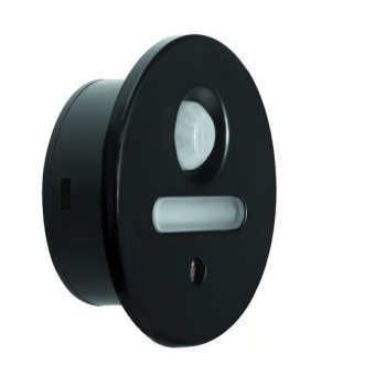 LOOX LED 2028 integreeritud sensoritega soklivalgusti 0.34 W, soe valgus 2700 K, IP44, 12 V (must)