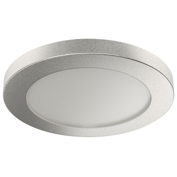 LOOX5 LED 2050 valgusti,  2.5 W, soe valgus 3000 K, 12 V, (hõbe, ümar)