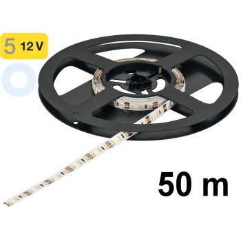 Industrial LOOX5 LED 2074 valgusriba 50 m/rull, 9.6 W/m, külm valgus 4000 K, 12 V (kleebitav, valge)