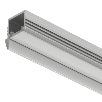 Süvistatav alumiiniumprofiil Loox5 1105 LED valgusribale 8 mm, 3000 mm (piimjas, HALL)