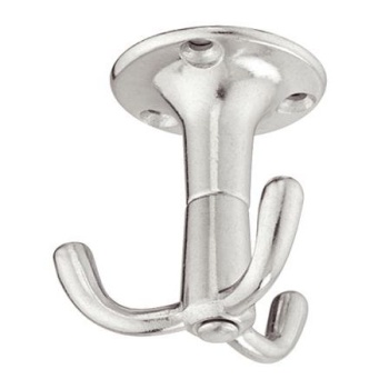 Pöörlev nagi kolme konksuga, 55 mm (alumiinium, lihvitud)