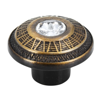 Nupp ø41 mm (pronks/kristall)