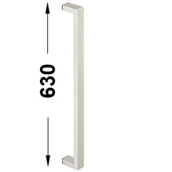 Käepide Carlo, 630 mm puituksele paksusega 30 - 65 mm (roostevaba, matt)