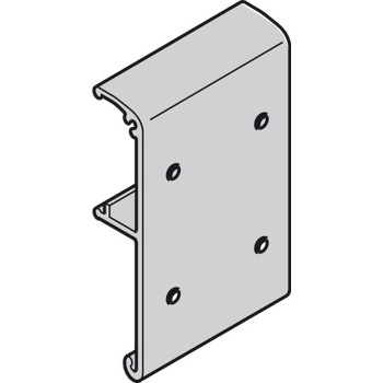 Slido puidust katteprofiili kinnitamise adapter (alumiinium)
