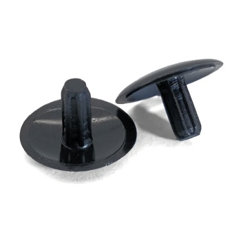 Kruvikate CV01, Ø12 mm, plastik, must