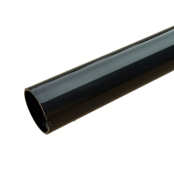 Ümar riidepuutoru Ø25 mm, 3 m (must, RAL9005)