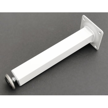 Reguleeritav kapijalg, 150 mm, 25 x 25 mm (VALGE)
