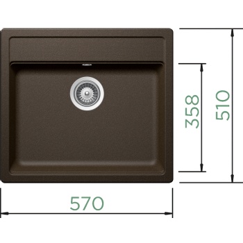 Graniitvalamu MONO N-100 Schock (pronks / bronze / 87) [Manuaalklapp]