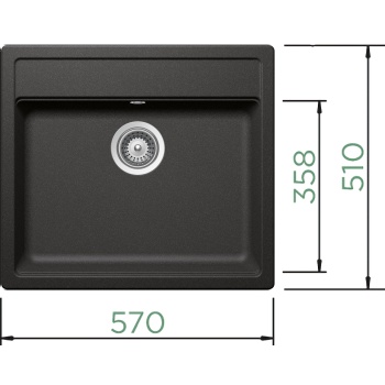 Graniitvalamu MONO N-100 Schock (tumehall / stone)