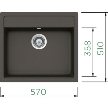 Graniitvalamu NEMO N-100 (tumehall / asphalt)