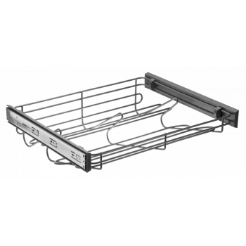 Väljatõmmatav jalatsiriiul SMART 560 x 460 x H.152 mm (antratsiit)