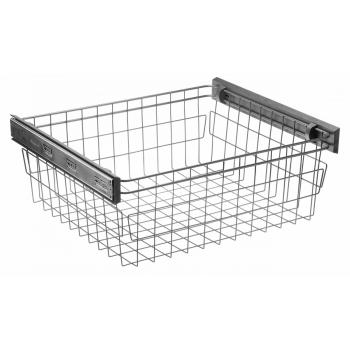 Väljatõmmatav garderoobikorv SMART 860 x 460 x H.233 mm (antratsiit)