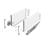 HÄFELE MATRIX BOX S Slim atvilktņu izvilkšanas mehānisms ar mīkstas aizvēršanas mehānismu; H.199/300 mm; 35 kg; (balts)