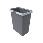 Atkritumu tvertene Diff 6 L, h.280 x 150 x 225 mm (tumši pelēks)