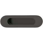 Iefrēzējams rokturis 130x37mm Melns Krāsots