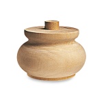 Skapju kāja 75 x 55 mm (koka, bez pārklājuma)