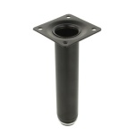 Regulējama skapja kāja Anna, 150 mm, ø30 mm (matēts melns)
