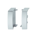 Sānu gali rokturprofilam 43x19mm (nerūs. tērauds)