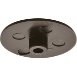 Dekoratīva cepurīte Minifix Ø17 mm (melns)