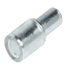 Stikla plauktu turētājs Ø5 mm urbumam, plastmasas vāciņš, (100 gab.)