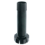 Cokolkāja h=150 mm bez flanča (melna)