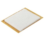 Filcs 100x100 mm, balts