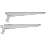 Plauktu turētājs 330 mm (gaiši pelēks 1 pārsi)