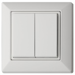 Sienas slēdzis, Bluetooth, Häfele Connect Mesh (balts)