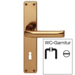 WC Durvju rokturis LONDON (matēta bronza)