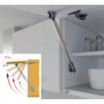 Paceļamais meh. KRABY 244 mm / 90N FIKSĒJOŠS