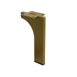 Skapja kāja 120 mm, 28 x 8 mm (satīna zelts)