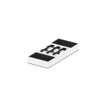 Skapja ieliknis balts/melns 200x460x58mm