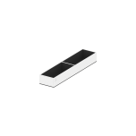 Skapja ieliknis balts/melns, 100x460x58mm
