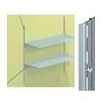 Nesošais profils divrindas 2495 mm (sudraba, 1 pāris)