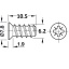 Eurokruvi Varianta Ø6.2 x 10.5 mm (nikkel, 100 tk)