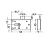 Lukk 54x30 mm, parem (must)