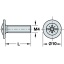 Kruvi M4x23 mm (tsingitud, 100 tk)