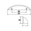 Käepide 93 mm (antiikhõbe)