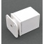 Reguleeritav kapijalg, H = 60 mm, 40 x 40 mm (valge)