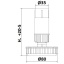 Soklijalg h=120 mm (must)